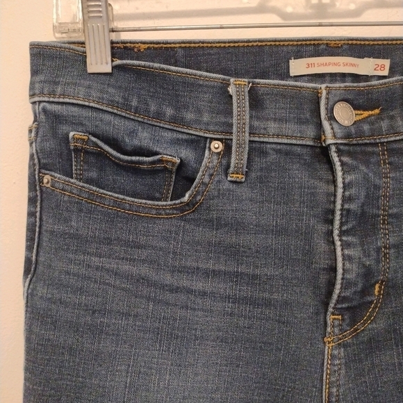Levi's - 311 Shaping Skinny Distressed Jeans - Picture 5 of 14